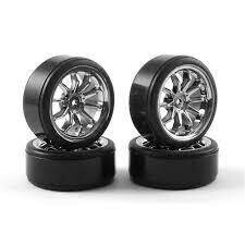 CUATRO RUEDAS DRIFT LLANTA CROMADA  EXA 12MM