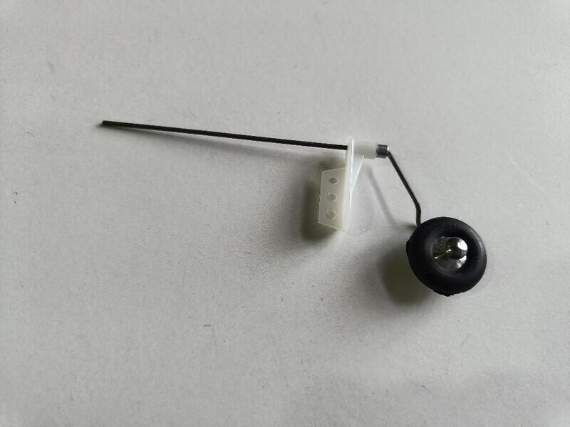 PATIN DE COLA CON RUEDA 19 MM