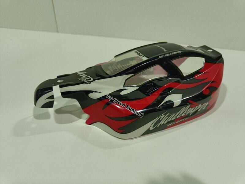 CARROCERIA BUGGY 1/10 EXPLOSION ROJO