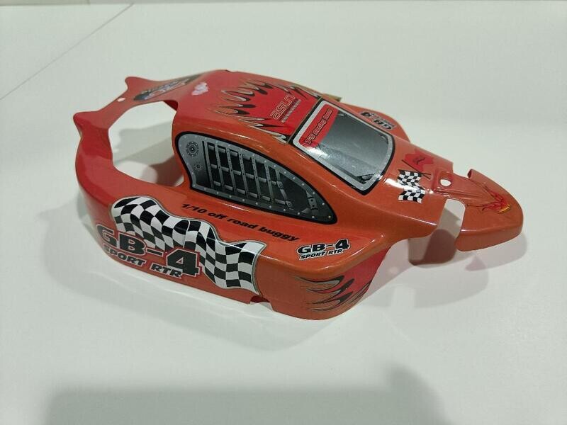 CARROCERIA BUGGY1/10  EXPLOSION ROJO