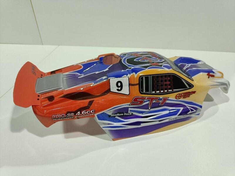 CARROCERIA ST1 STADIUM TRUCK 1/8 EXPLOSION NARANJA