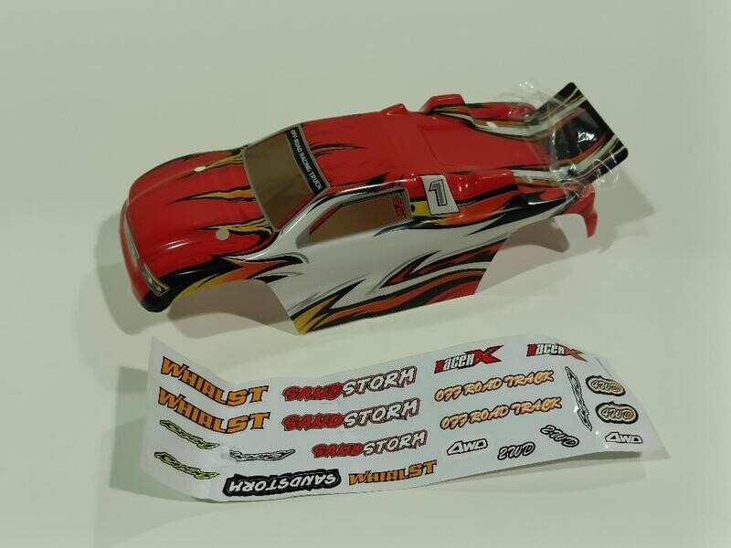 CARROCERIA TRUGGY 1/16-1/18 ROJA