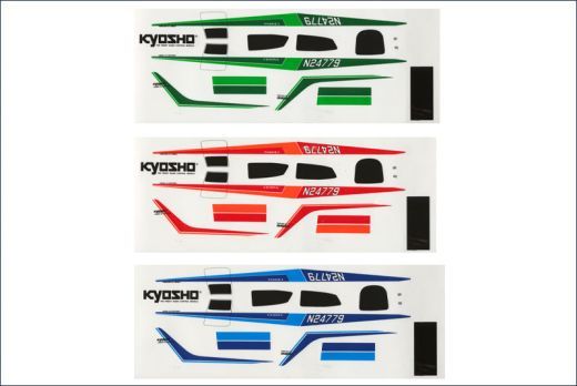 KIOSHO PEGATINAS PARA CESSNA MINIUM 3 COLORES