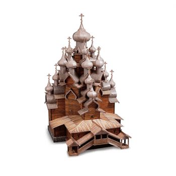 IGLESIA DE LA TRANSFIGURACCION RUSIA. CARTON DURO