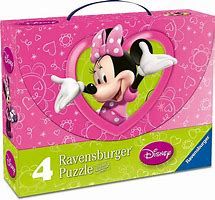 4 PUZZLES MINIE MOUSE DISNEY  2 DE 25 Y 2 DE 36 PIEZAS