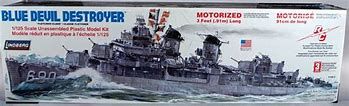 BLUE DEVIL DESTROYER 1/125 MOTORIZADO OPCION RADIO CONTROL