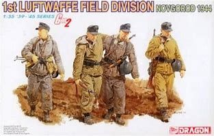 FIGURAS 1/35 LUFTWAFFE FIELD DIVISION 4 UNIDADES