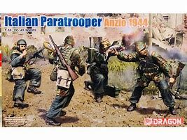 FIGURAS 1/35 ITALIAN PARATROOPER 4 UNIDADES