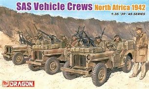 FIGURAS 1/35 SAS VEHICLE CREWS 7 UNIDADES