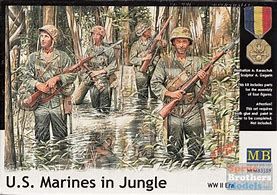 FIGURAS  1/35  4 UNIDADES U.S. MARINES IN JUNGLE
