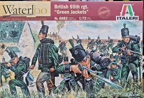 FIGURAS 1/72 WATERLOO BRITISH 95TH 48 UNIDADES