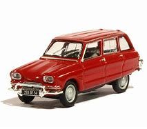 HERPA CITROEN AMI 6 ROJO 1/87