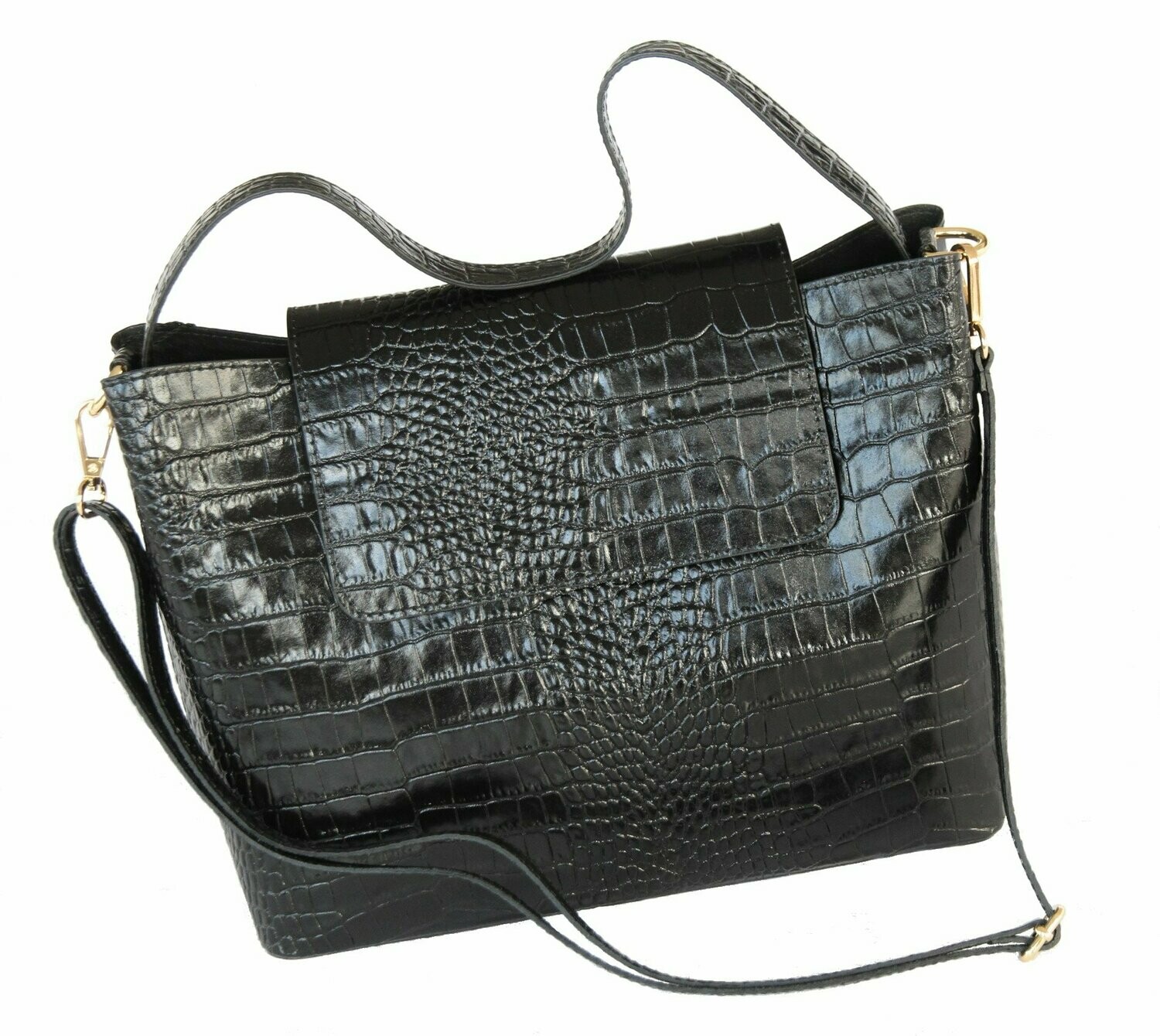 Kroko Shopper, Farbe: schwarz