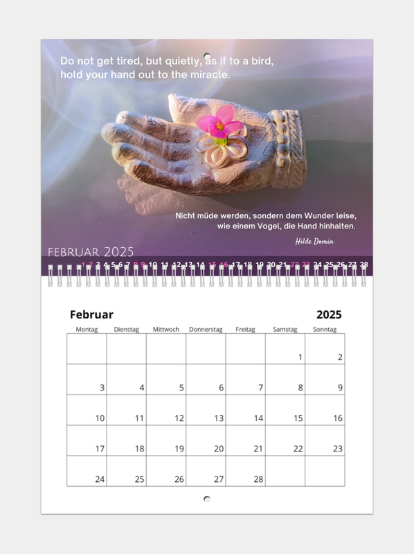 Wandkalender 2025 · gross (42x29.7cm)