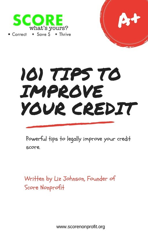 101 Tips to Improve Your Credit Score