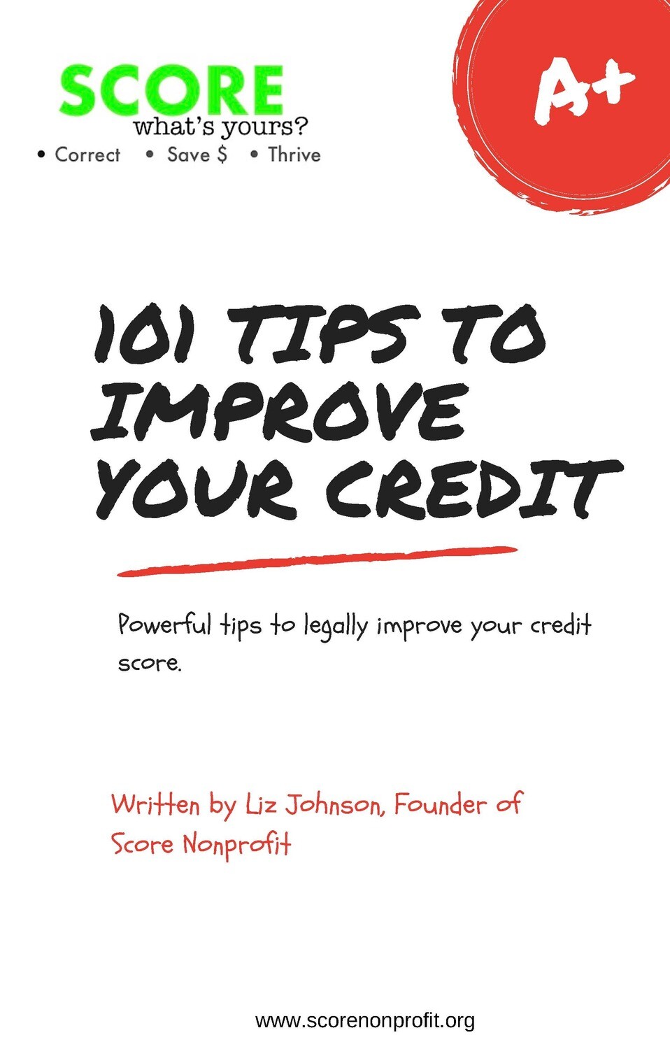101 Tips to Improve Your Credit Score