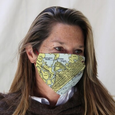 Ocean City Custom Map Mask