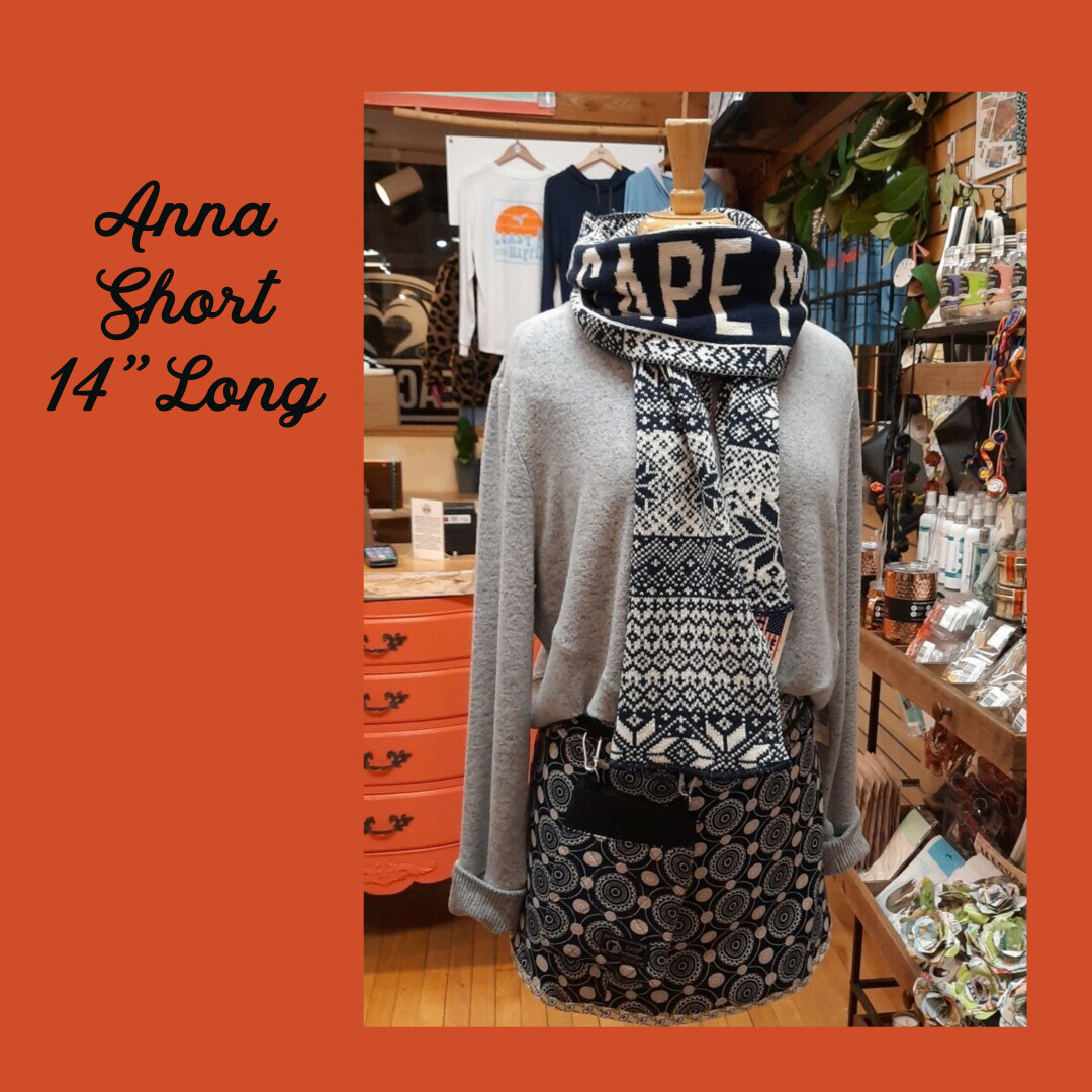 Zand Amsterdam Anna Skirt Short Size 0-12/14 14"L