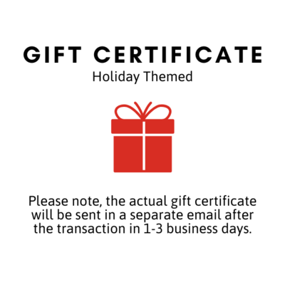 Gift Certificate - Holiday
