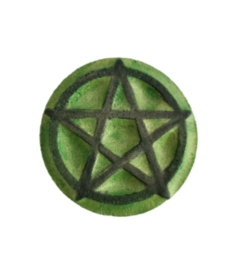 Bath Bomb - Pentagram (Green Apple) COMING SOON!