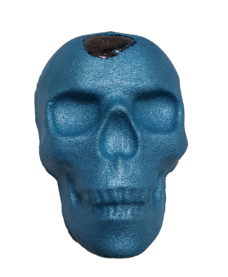 Bath Bomb - Skull with Smokey Quartz Stone (Nag Champa)