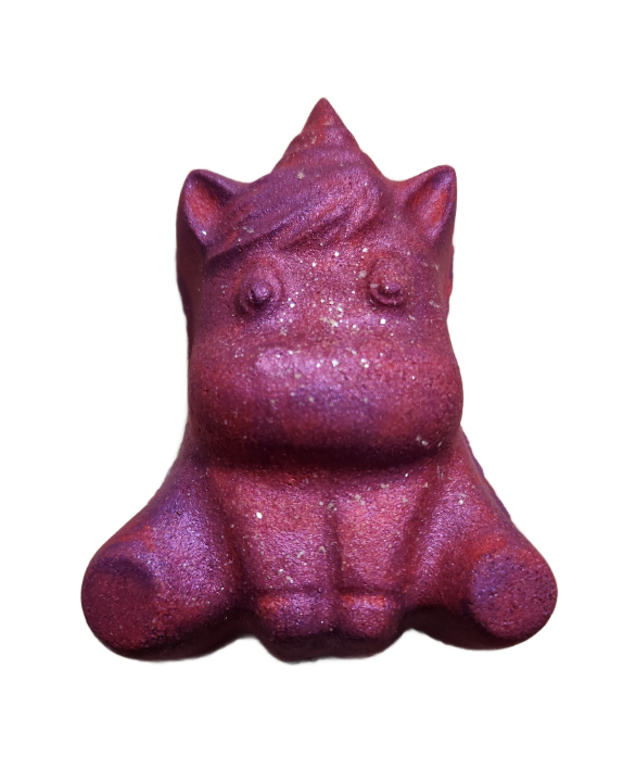 Bath Bomb - Baby Unicorn (Black Raspberry Vanilla) Toy Inside!