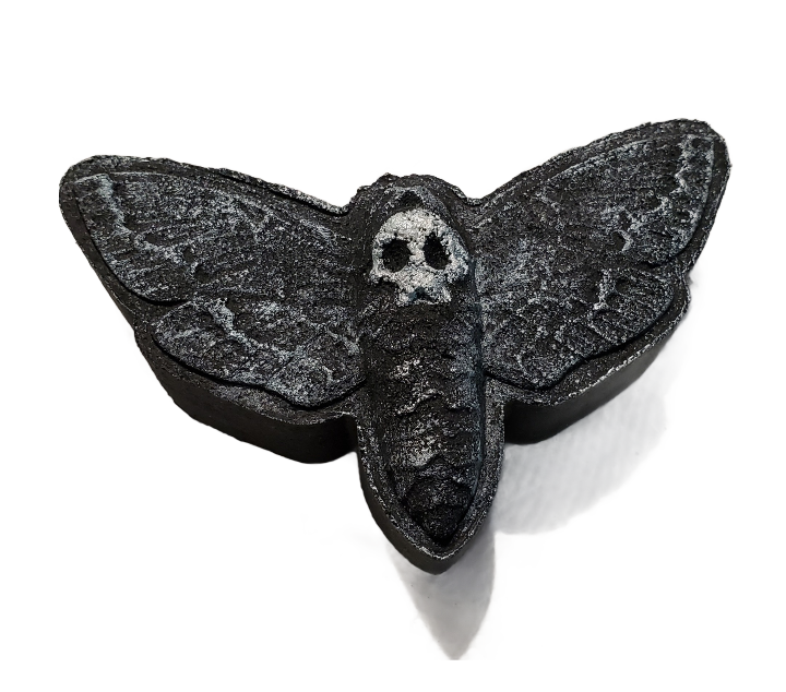 Bath Bomb - Death Moth (Blackened Amethyst)