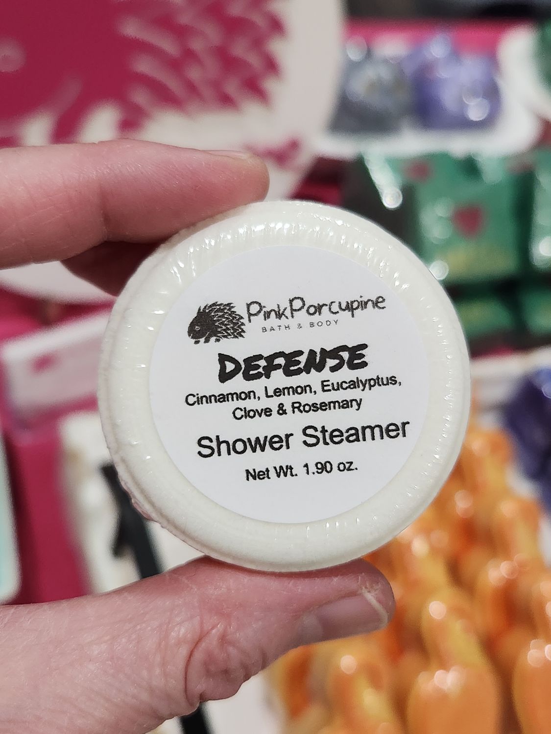 Aromatherapy Shower Steamer - Defense