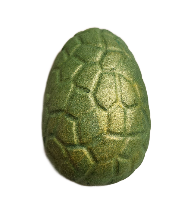 Bath Bomb - Dino Egg (Green Apple) with Dinosaur Toy Inside