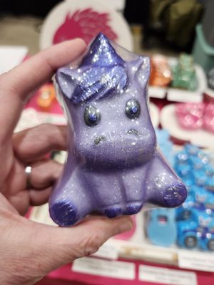 Bath Bomb - Baby Unicorn (Black Raspberry Vanilla) Toy Inside!