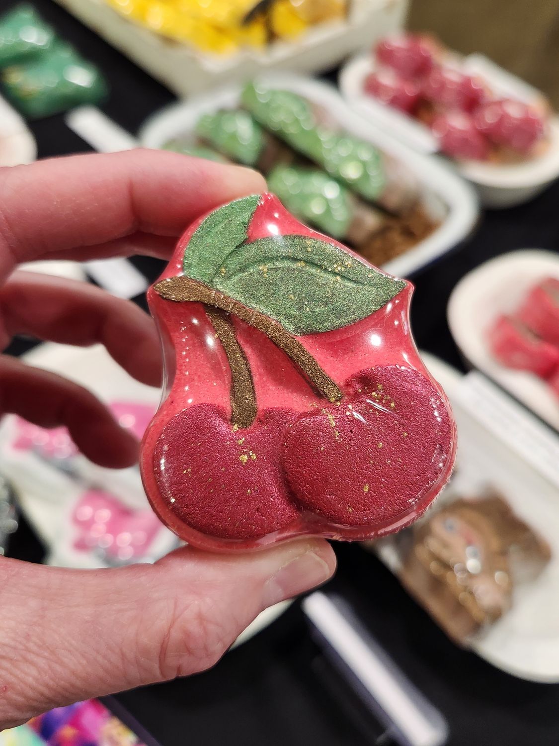 Mini Bath Bomb - Cherries (Cherry Fizz)