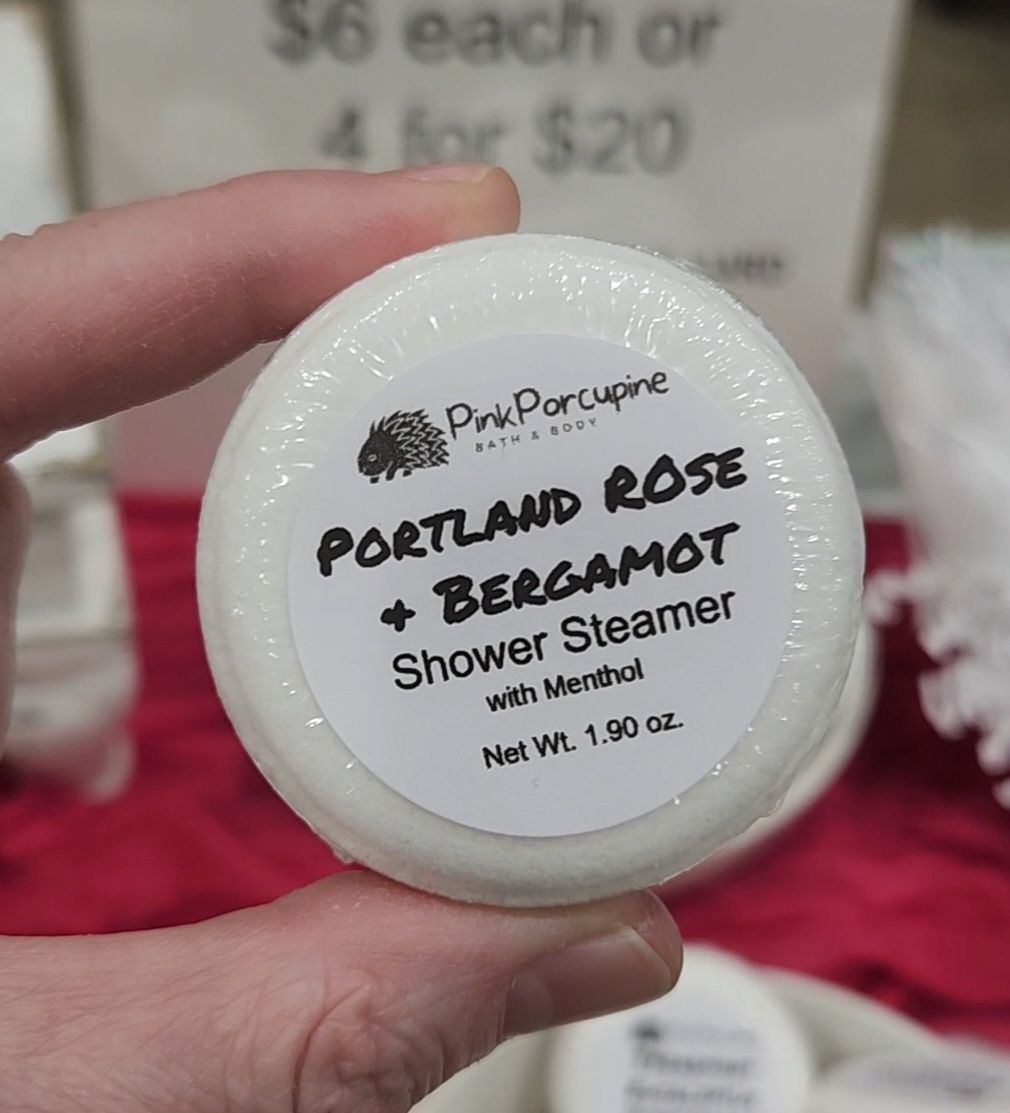 Aromatherapy Shower Steamer - Portland Rose &amp; Bergamot
