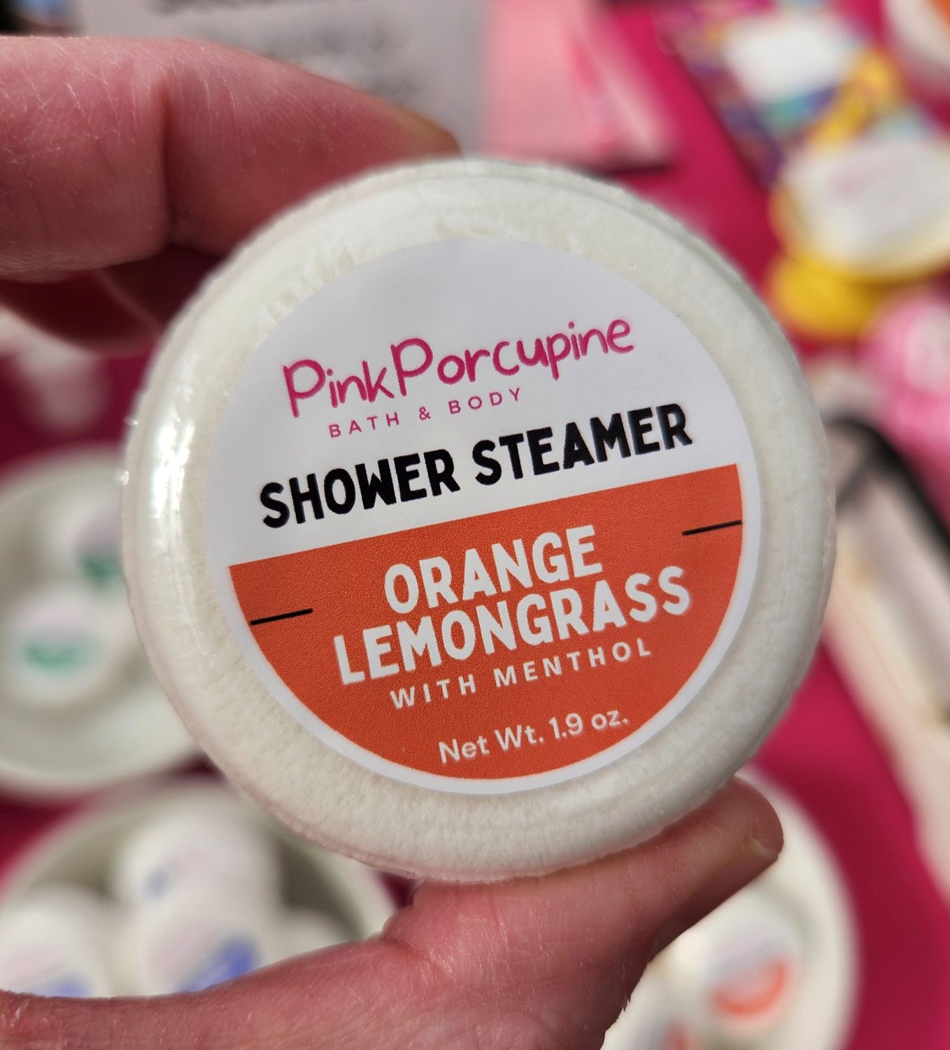 Aromatherapy Shower Steamer - Orange Lemongrass Aromatherapy Shower Steamer - Orange Lemongrass