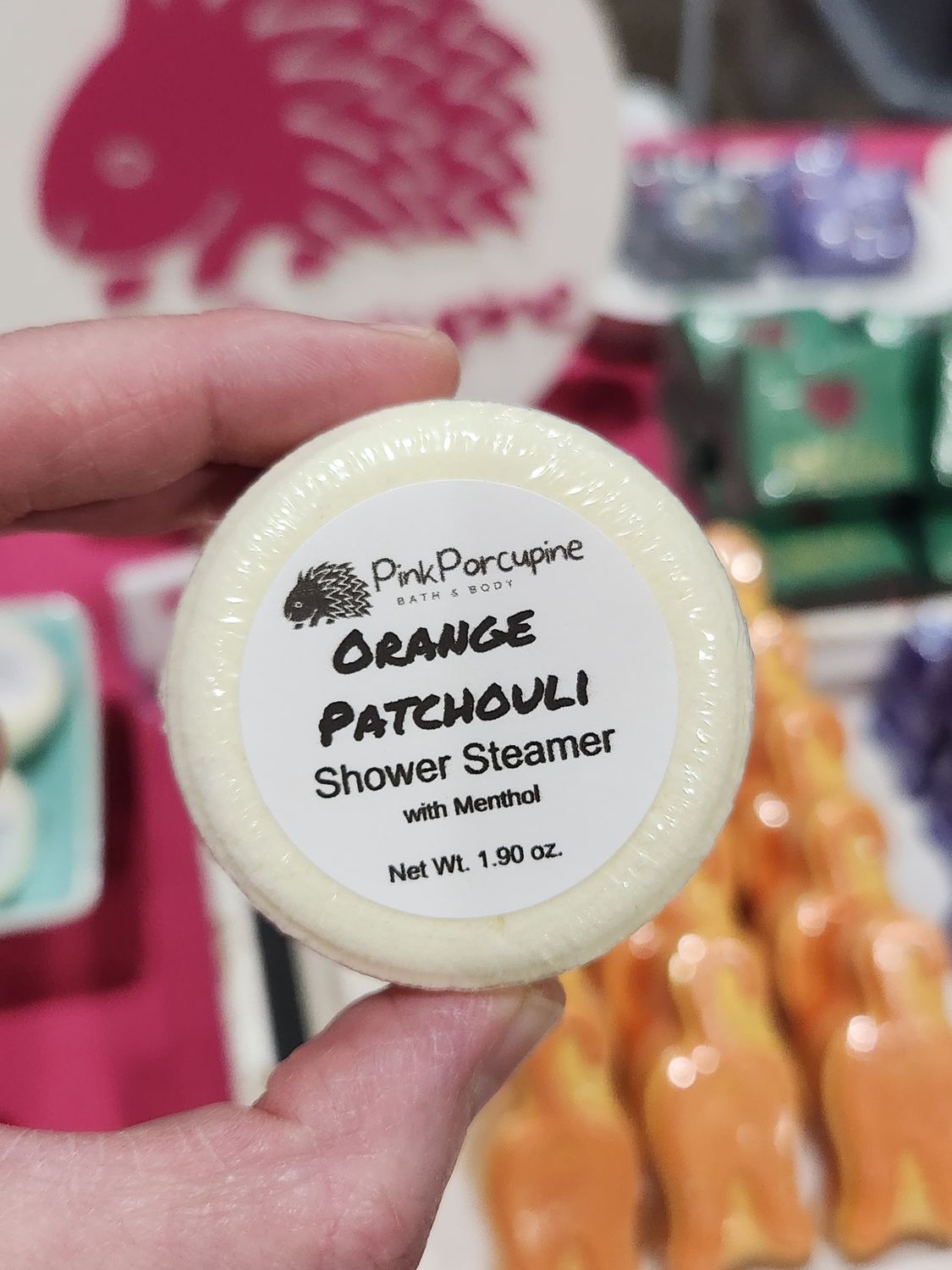 Aromatherapy Shower Steamer - Orange Patchouli Aromatherapy Shower Steamer - Orange Patchouli