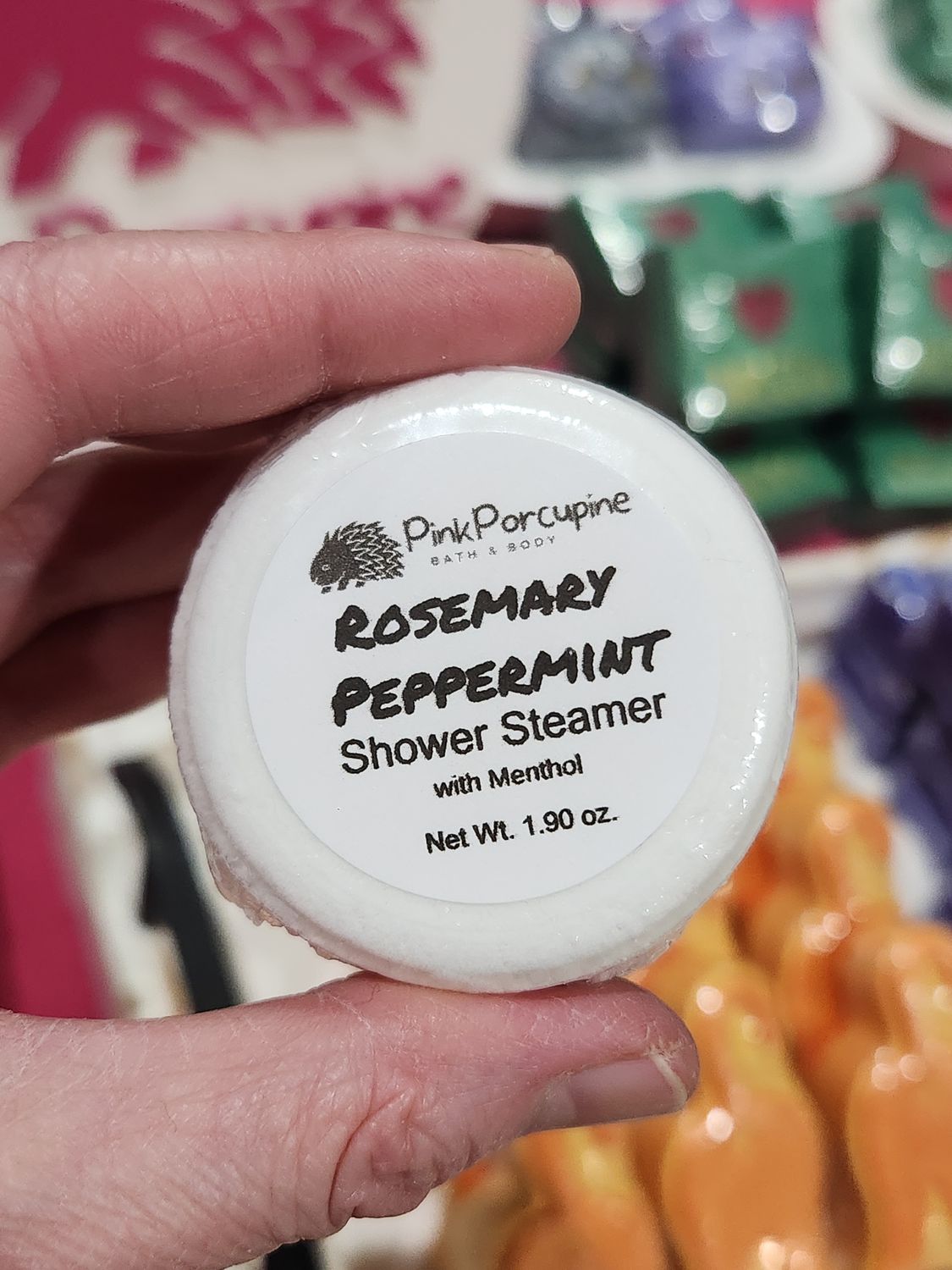 Aromatherapy Shower Steamer - Rosemary Peppermint