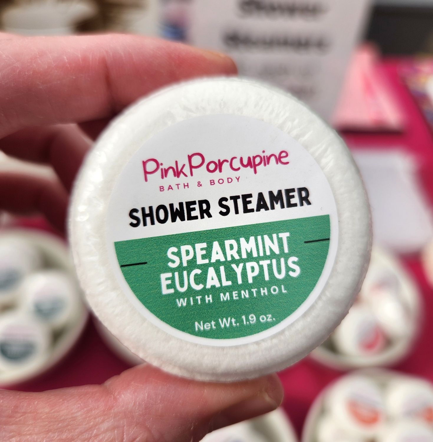 Aromatherapy Shower Steamer - Spearmint Eucalyptus Aromatherapy Shower Steamer - Spearmint Eucalyptus
