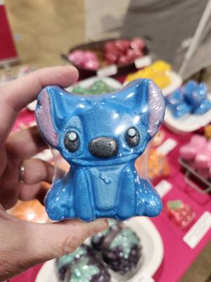 Bath Bomb - Alien Koala (Blueberry Jam) Charm Inside!
