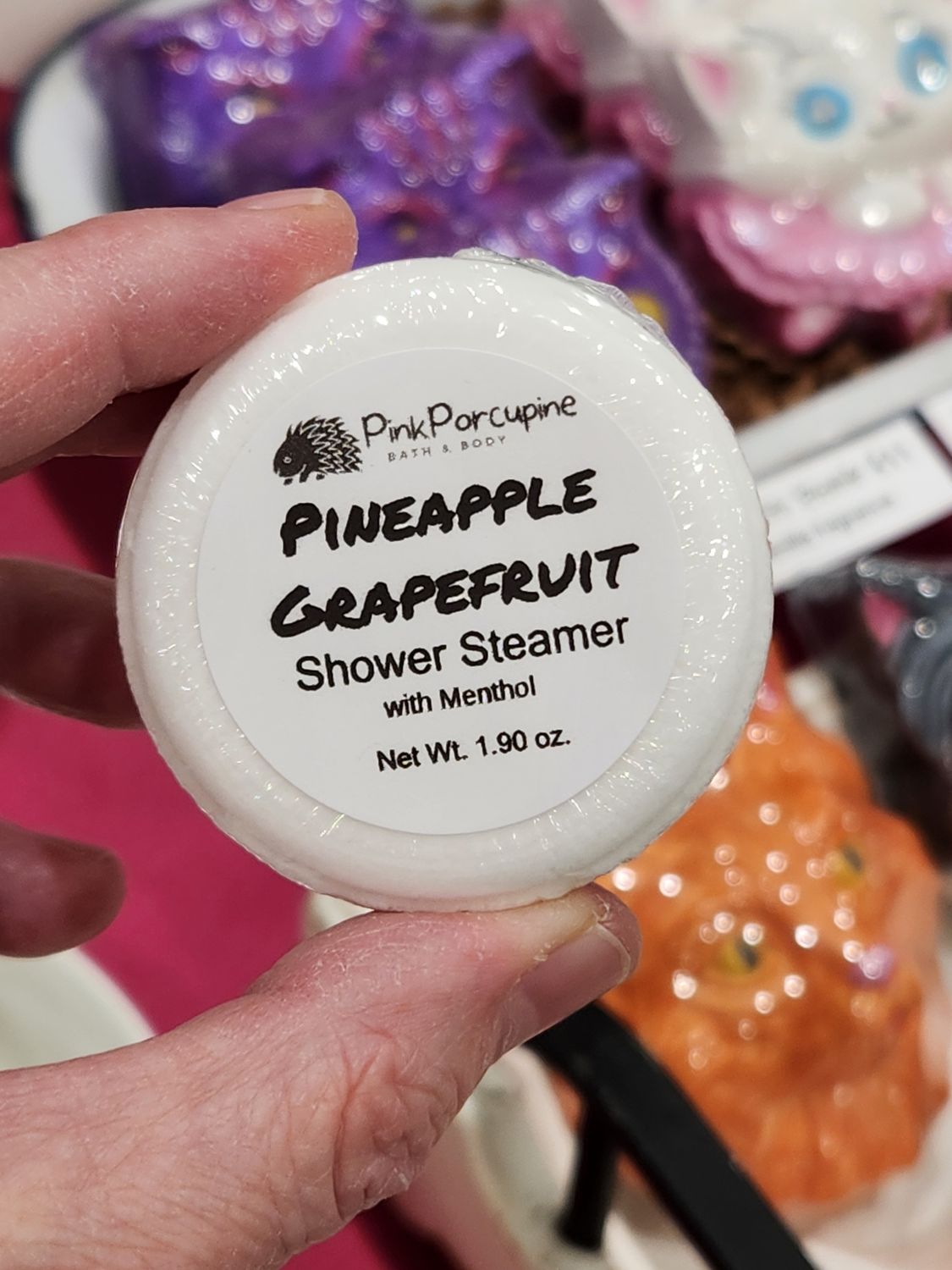 Aromatherapy Shower Steamer - Pineapple Grapefruit Aromatherapy Shower Steamer - Pineapple Grapefruit