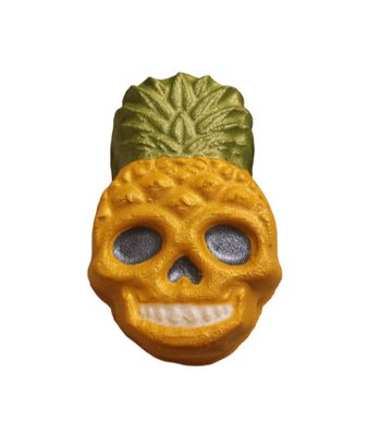 Bath Bomb - Pineapple Skull (Papaya Paradise)