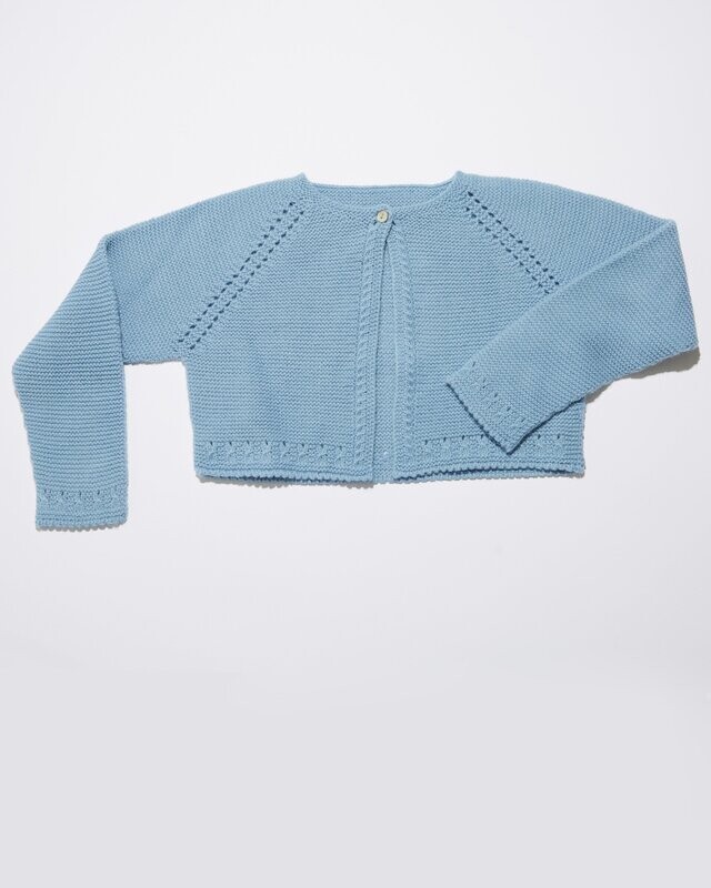 CHAQUETA AZUL CELESTE