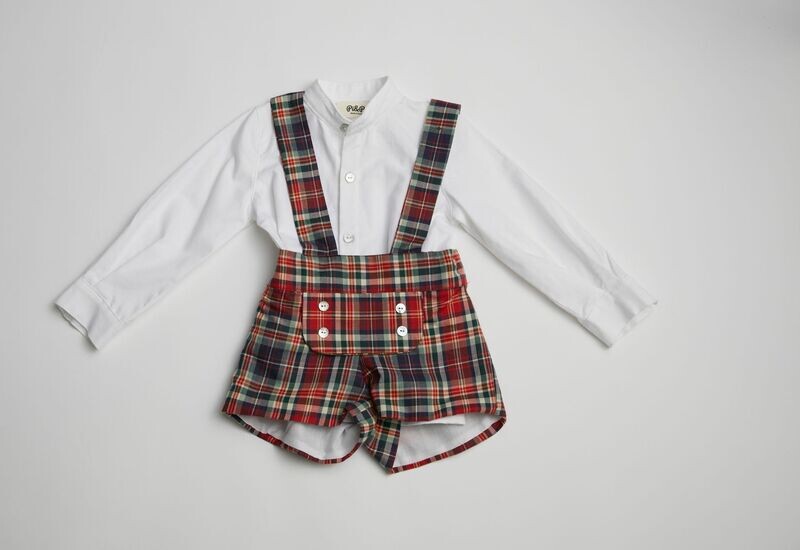 PETO NIÑO TARTAN