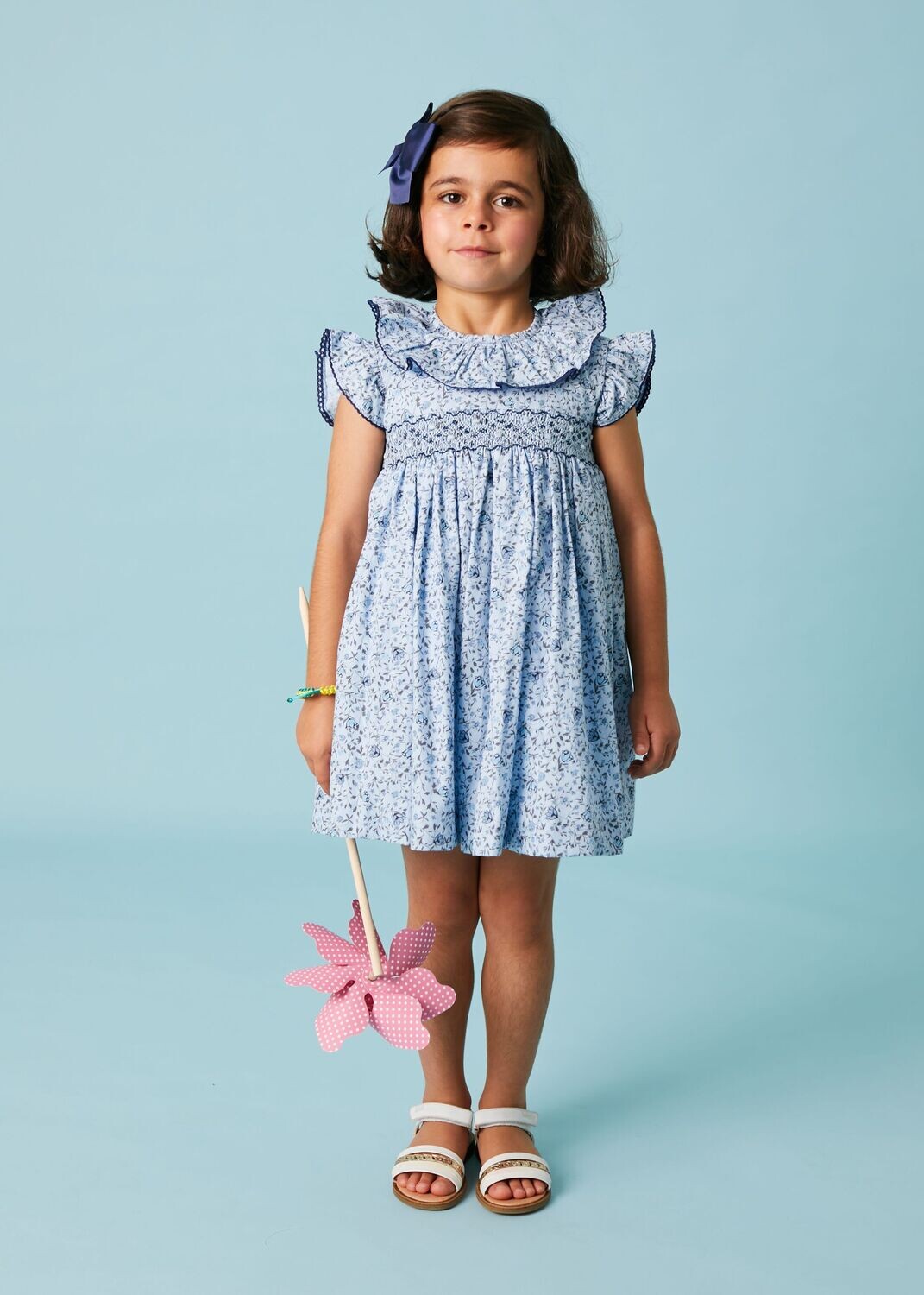 VESTIDO DE NIDO CAMPANILLA