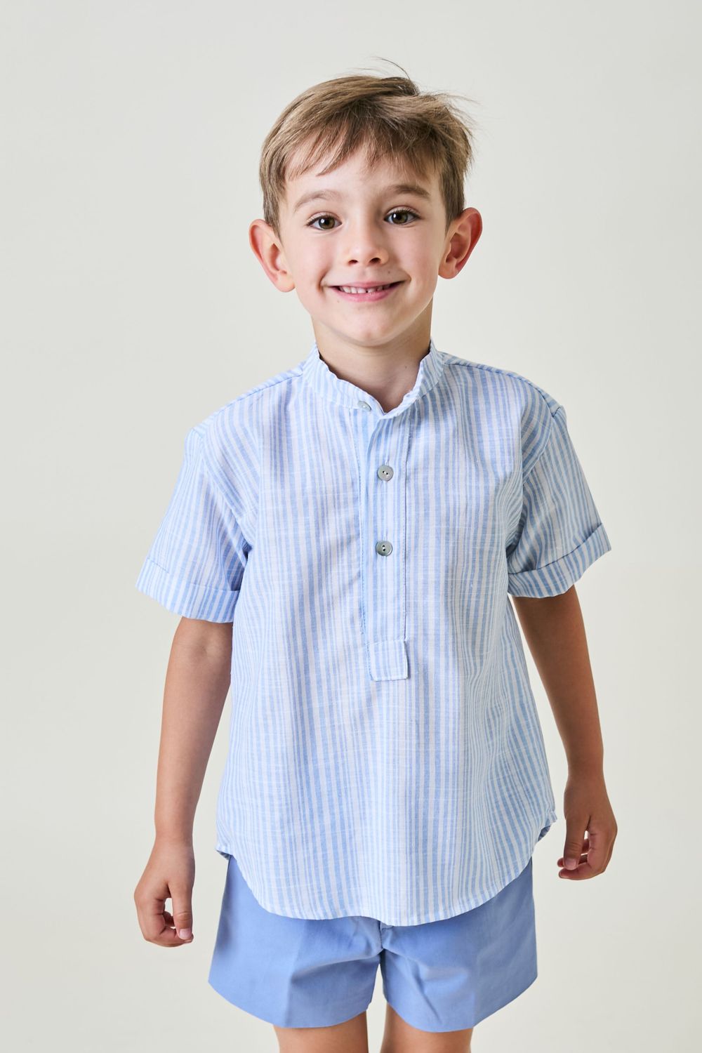 CAMISA RAYAS AZUL