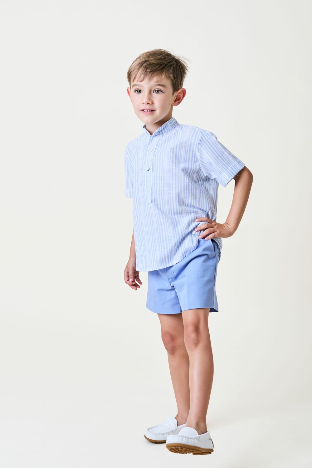 SHORT AZUL PORCELANA
