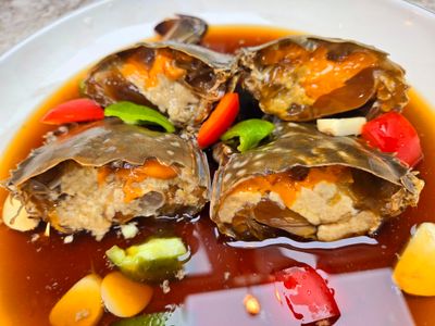 한국 연평도 암꽃게(2마리) Marinated Raw Crab With Roe