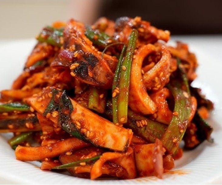 오징어 초무침 Sweet &amp; Sour Spicy Squid (FOR 2~3)