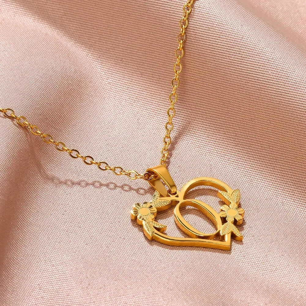 Initial necklace