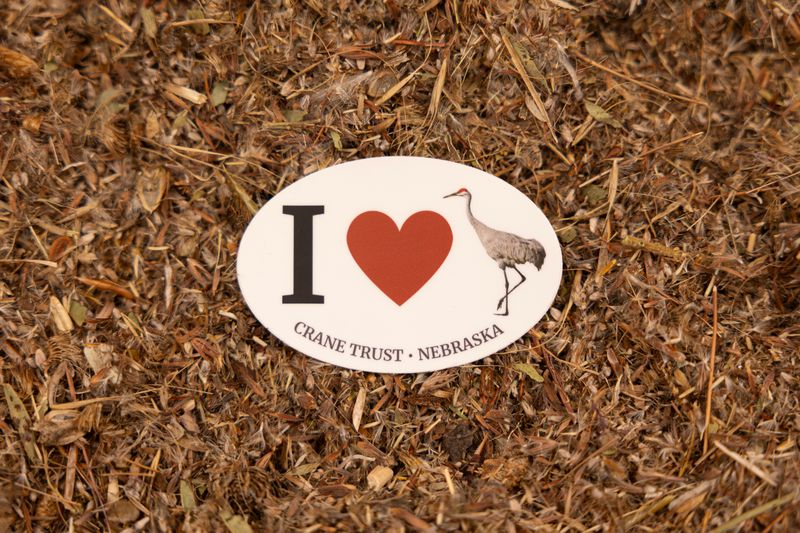 I Love Crane Trust Sticker