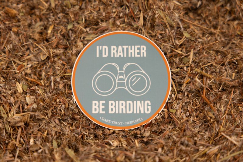 I'd Rather Be Birding Sticker 