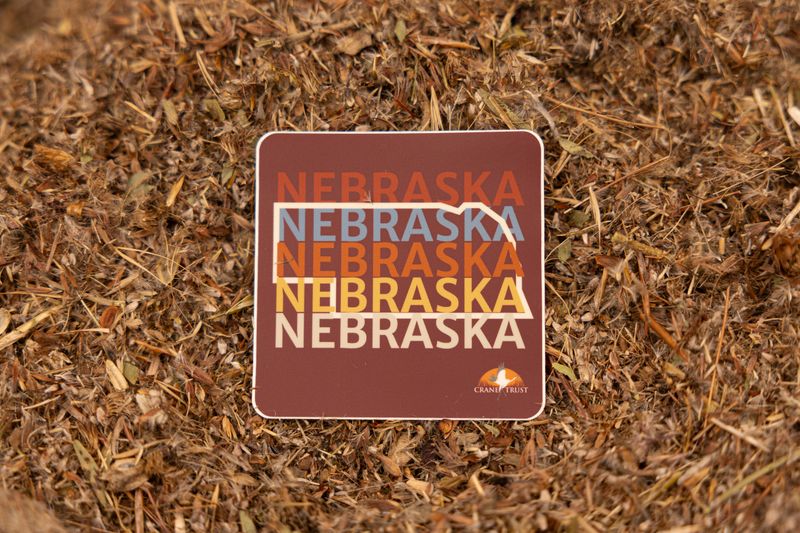 NEBRASKA Outline Stickers